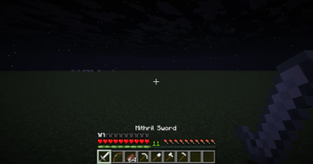 mithril sword and tools