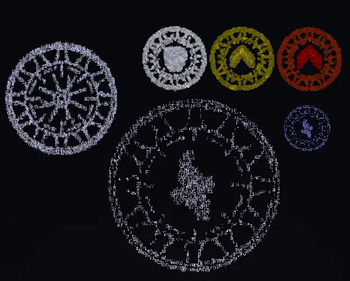 all of the magic circles that appear in the mod