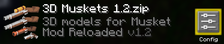 3D Muskets with config button for respackopts