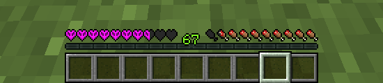 Fake texture pack that changes the color of hearts to hardcore pink