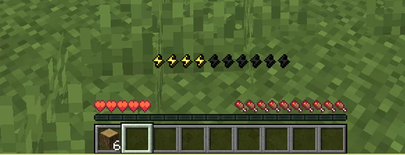 Stamina bar & Reduced Max. Health