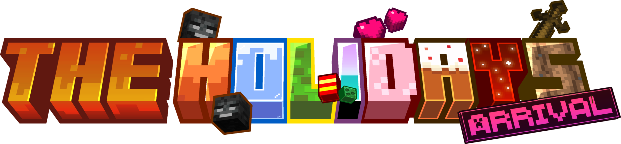 Holiday logo.