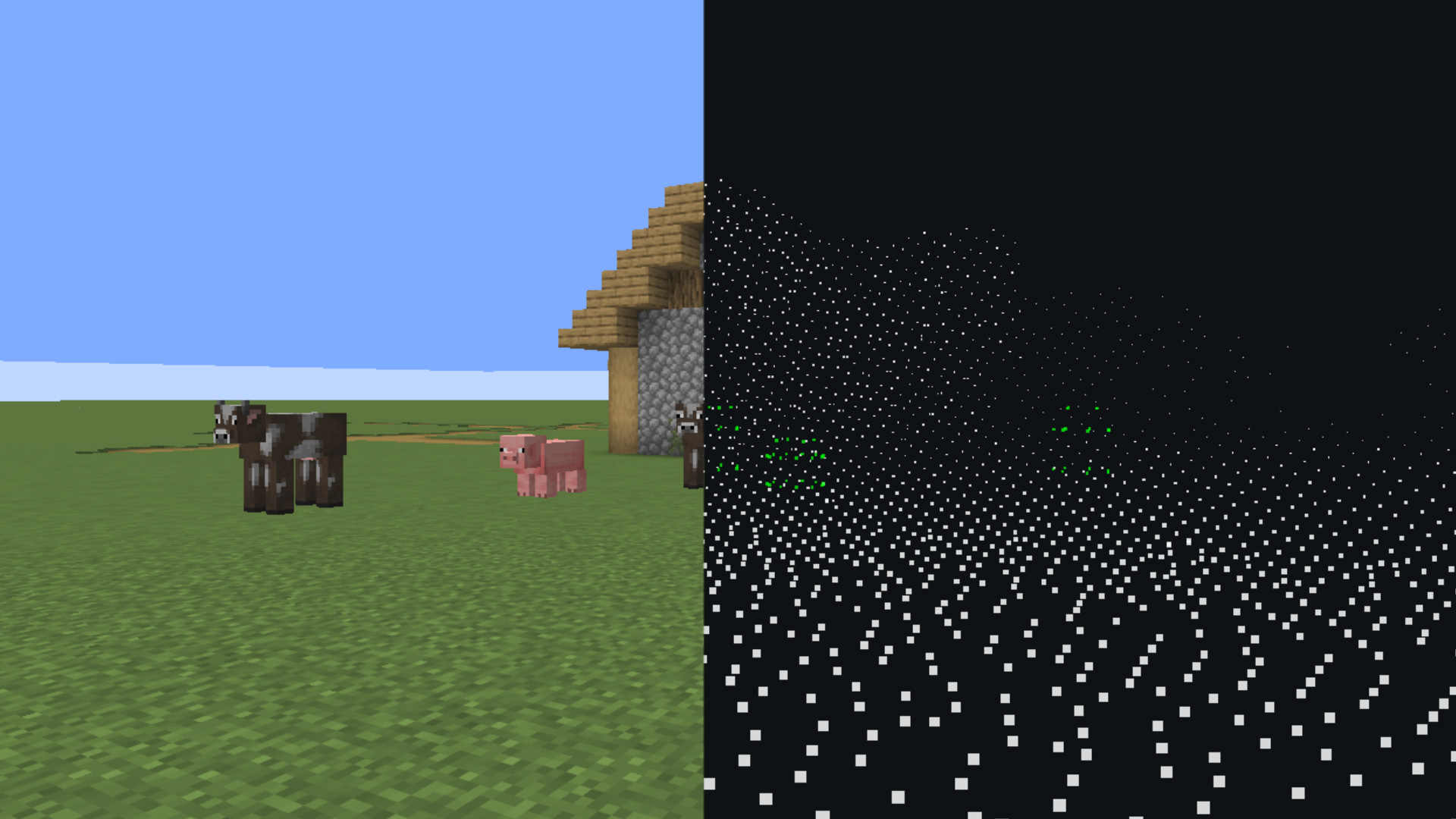 Left: the world as you know it. Right: the world as sound sees it.