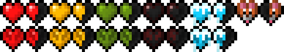 heart textures normal & hardcore