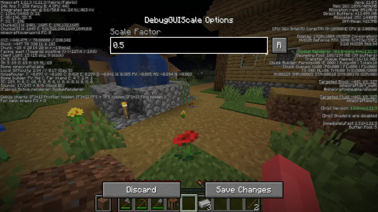 an image of the config menu