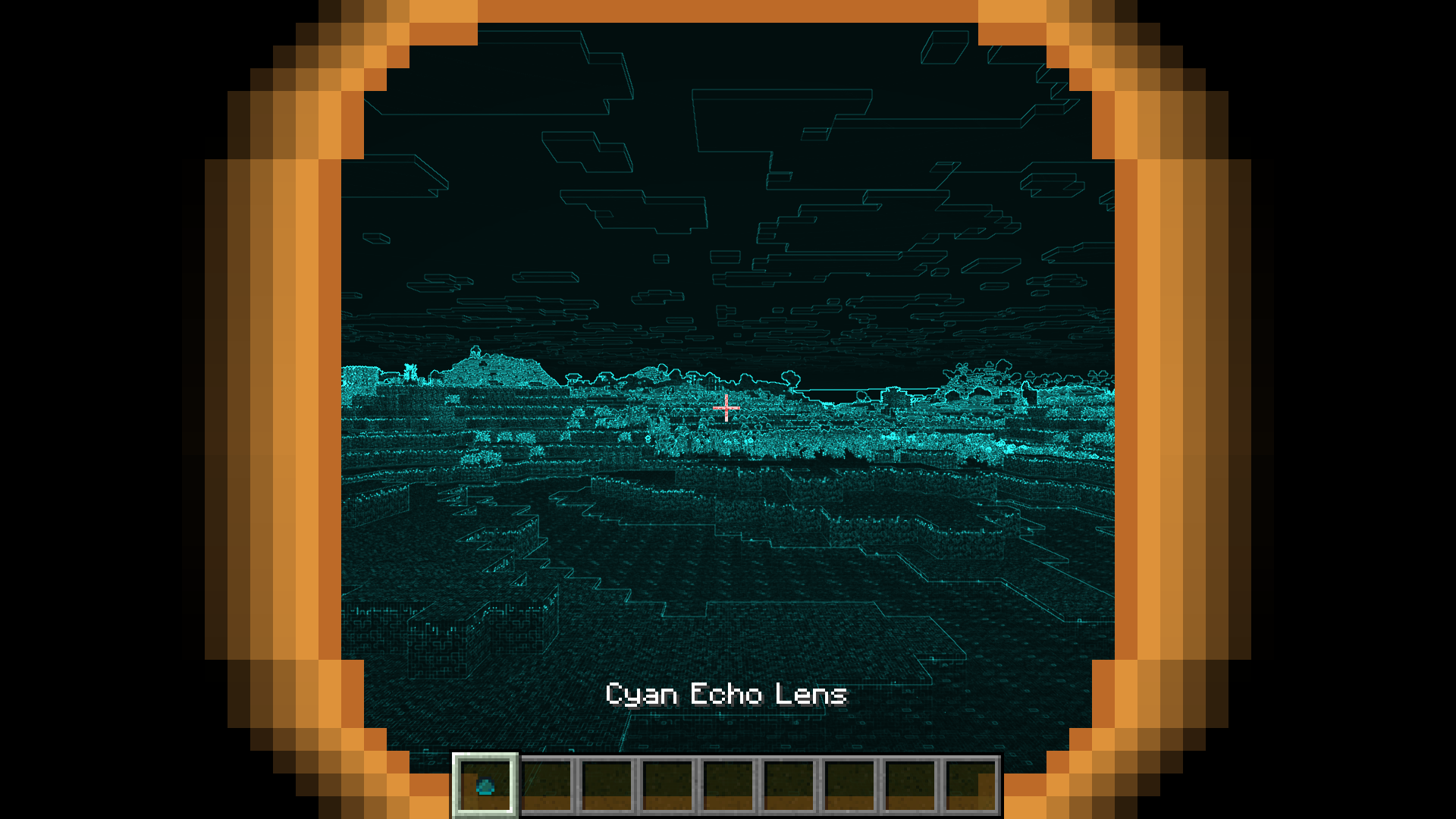 Cyan Echo Lens effect
