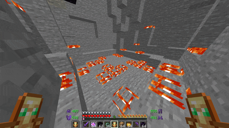 Showcase of the fire in game