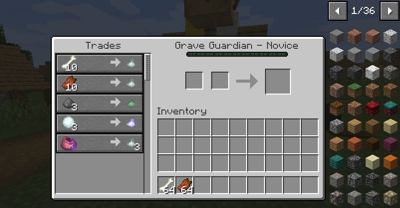 Trades with Grave Guardian