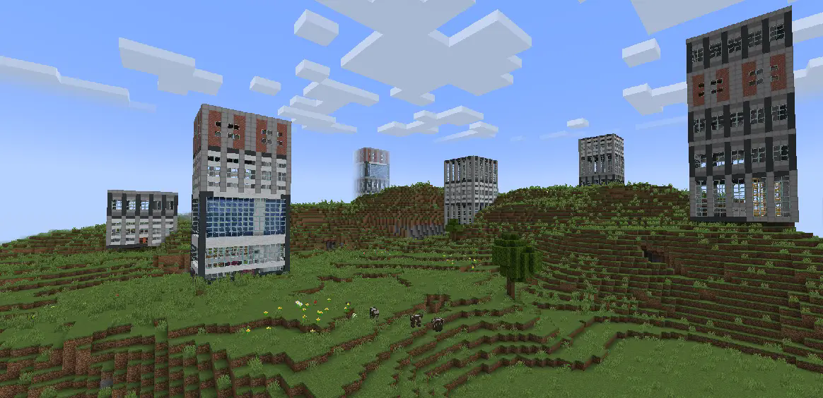 Skyscrapers the data pack can generate