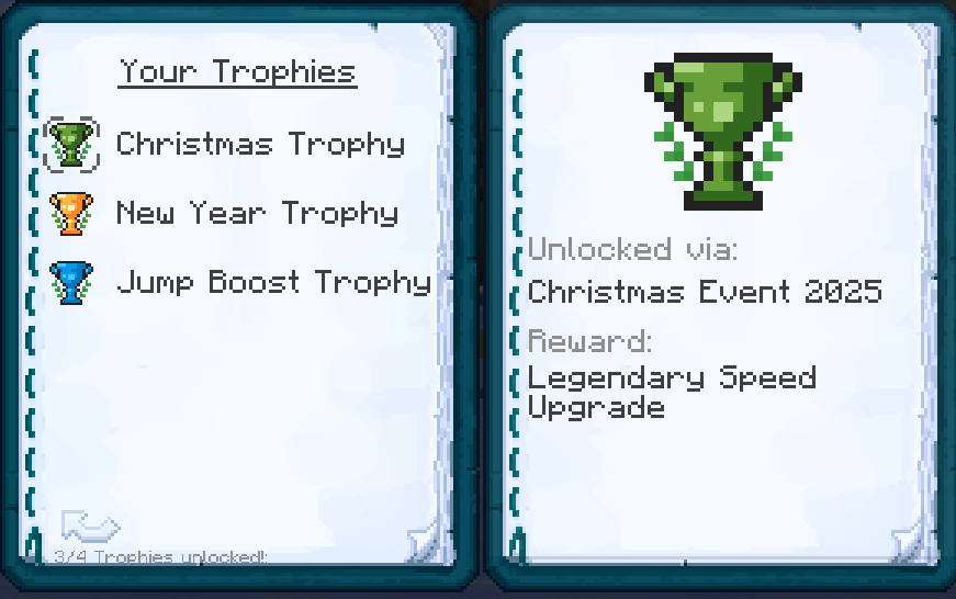 Christmas Trophy