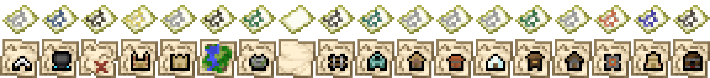 The before and after(beforer?) of the map textures.