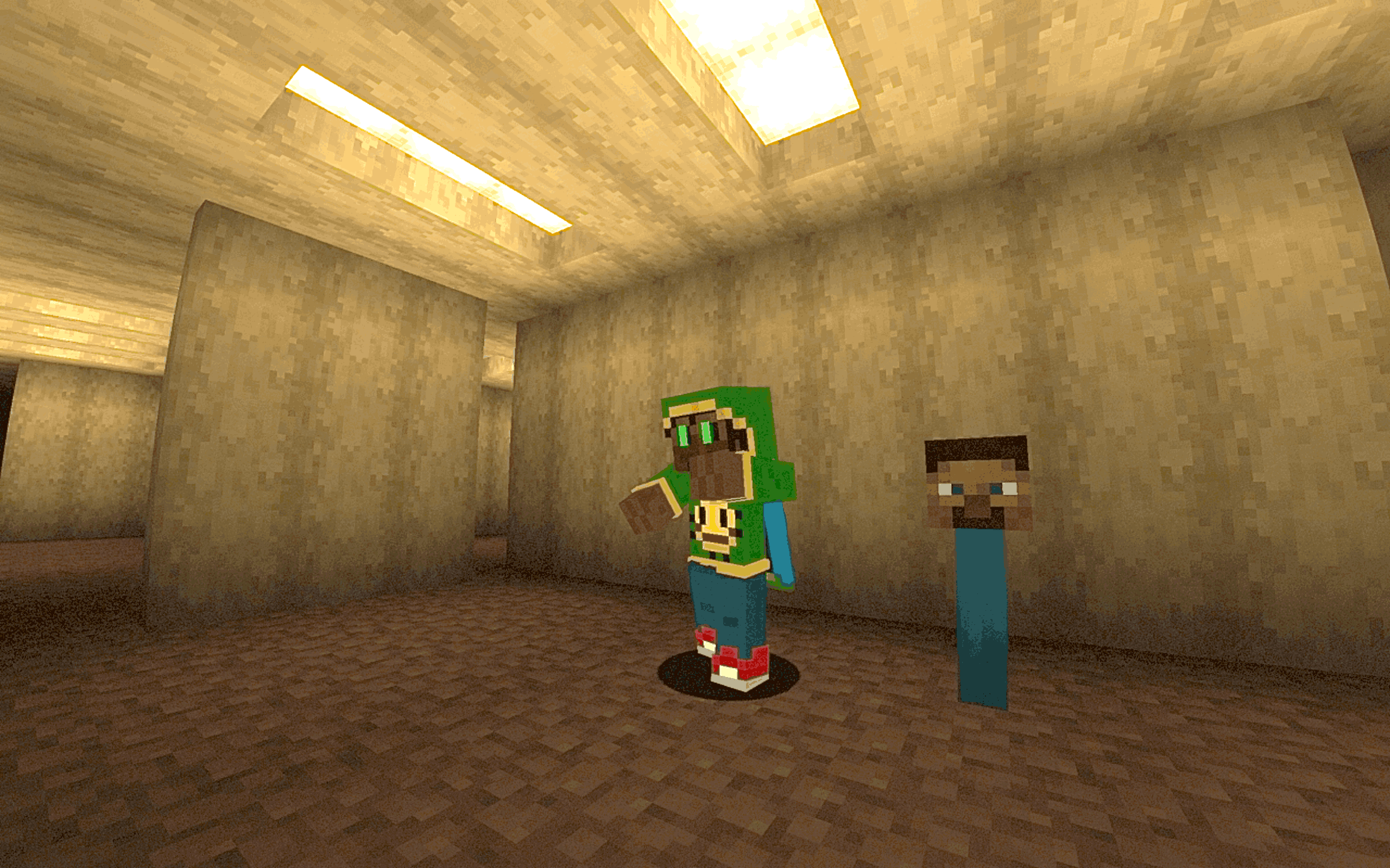 Me dancing in The Complex with my mascot Steev