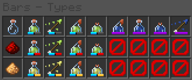 LPBM Potion Types Within A Shulker, Displaying All Possible Types.