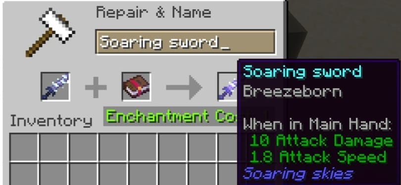 Breezeborn enchantment