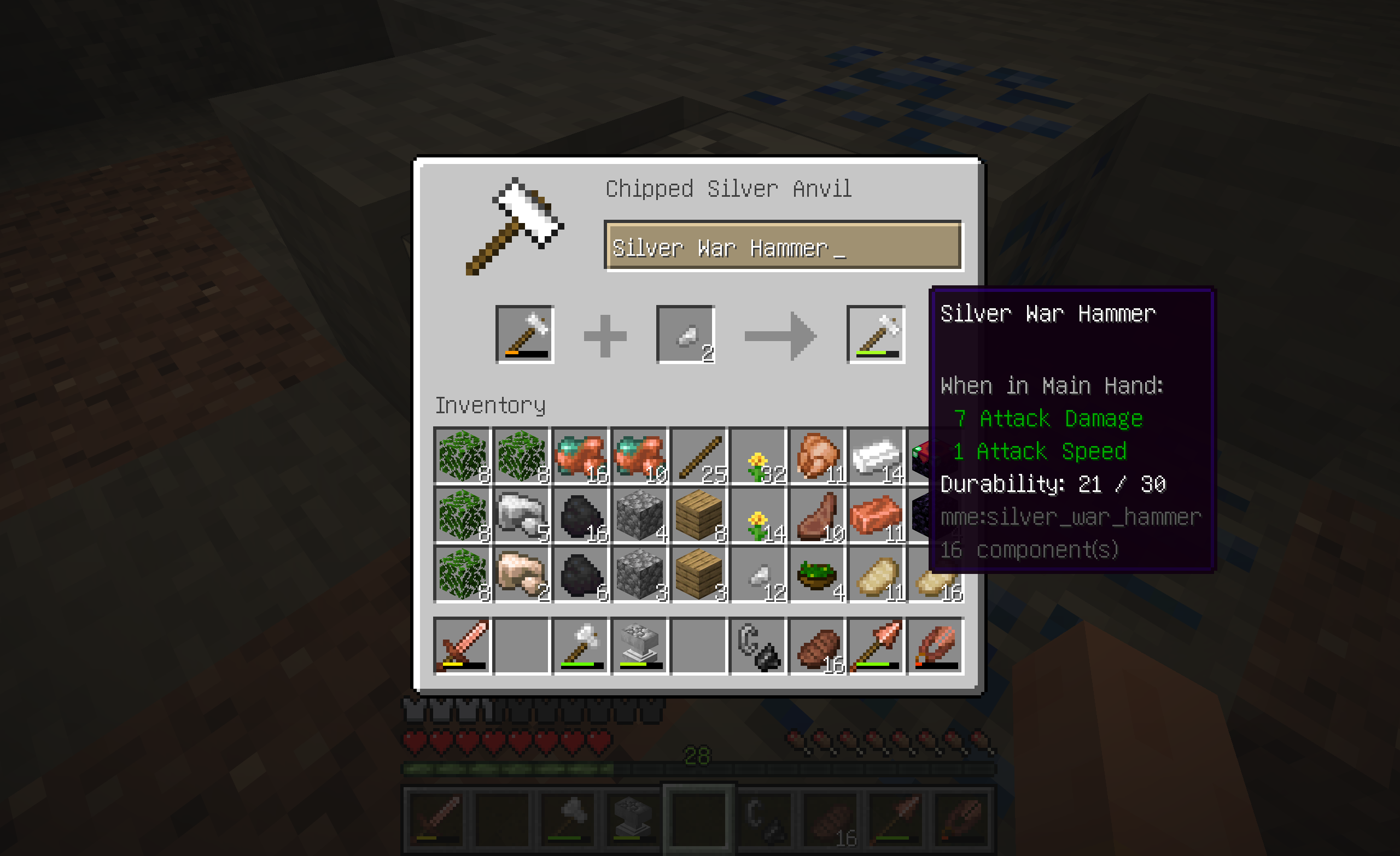 Anvil repair