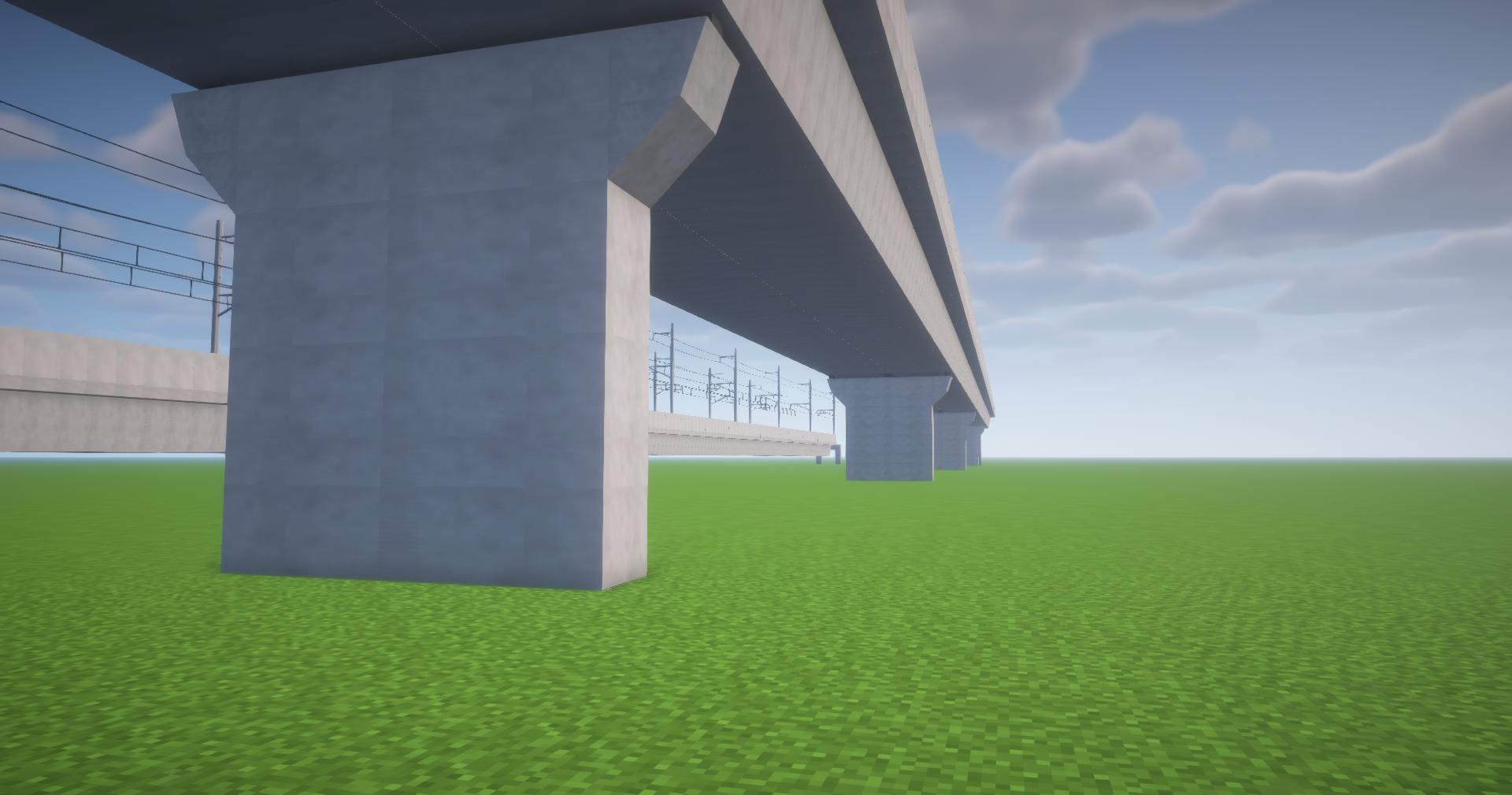 Concrete pillar type 1