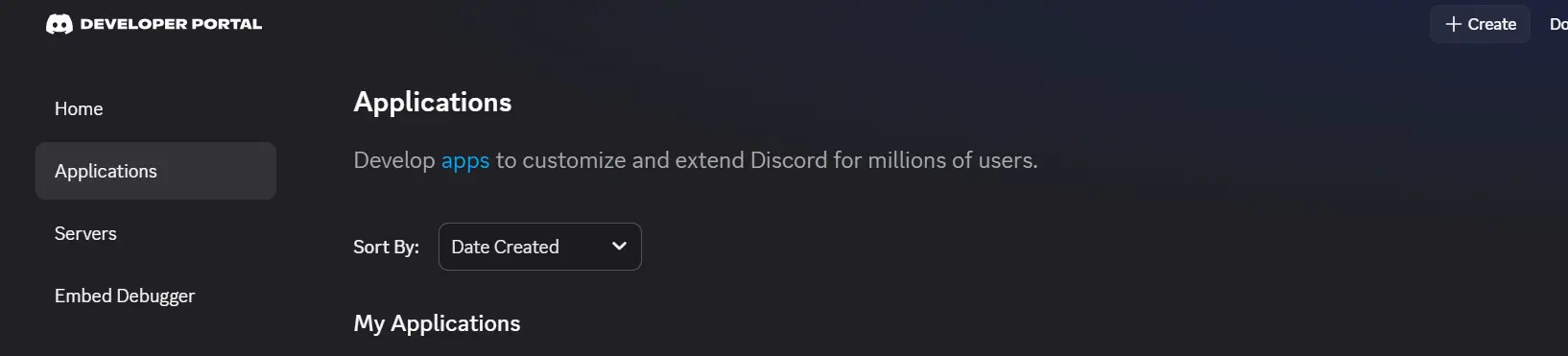 Discord Developer Portal