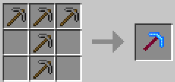 You can craft it using 5 stone pickaxes.