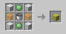 Sponge crafting recipe