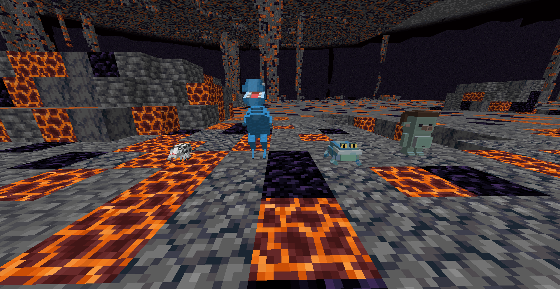 Some mobs inside this mod