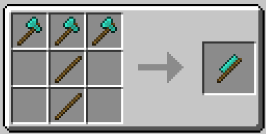 Saw crafting recipe