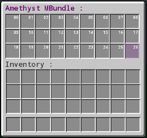 Amethyst Bundle GUI