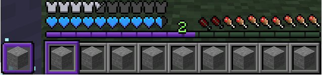 Freezing blue survival hearts that look smooth