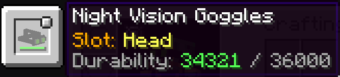 Durability tooltip