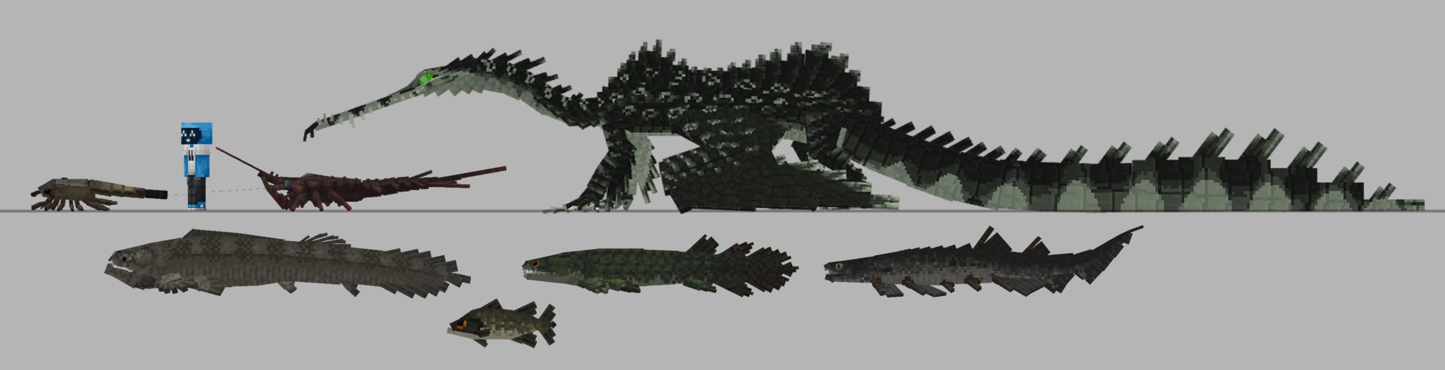 Some animals of this mod