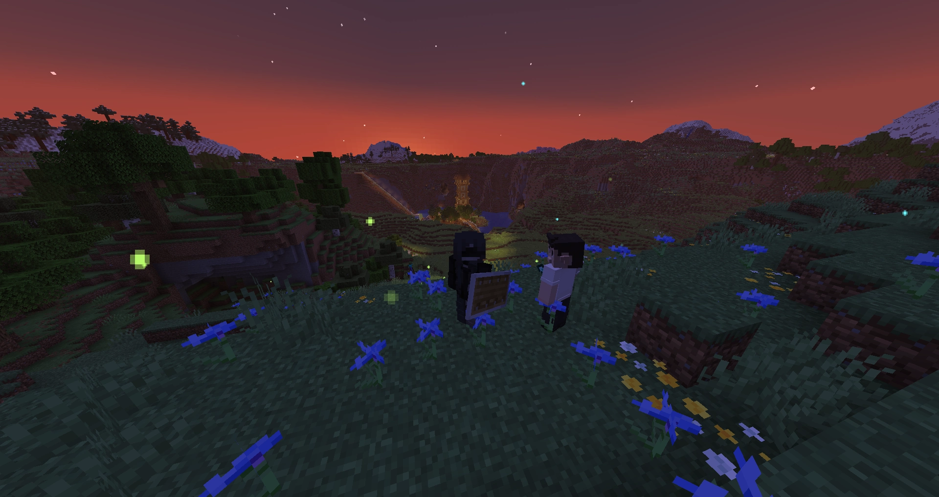 Sunrise with the modpack