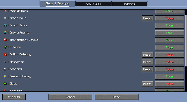 Respackopts Customization