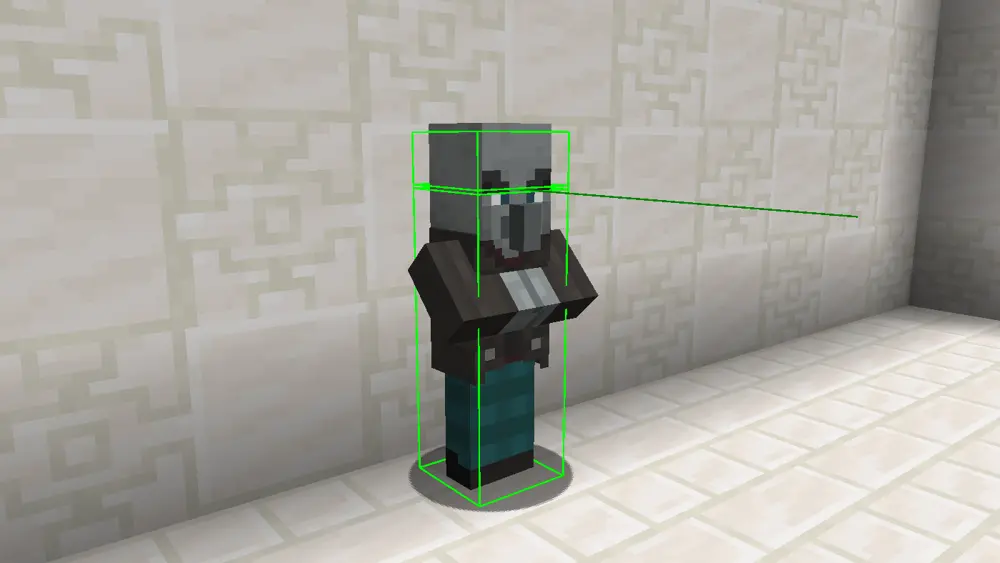 Changes the hitbox color to green