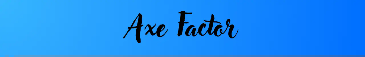 Axe Factor Banner