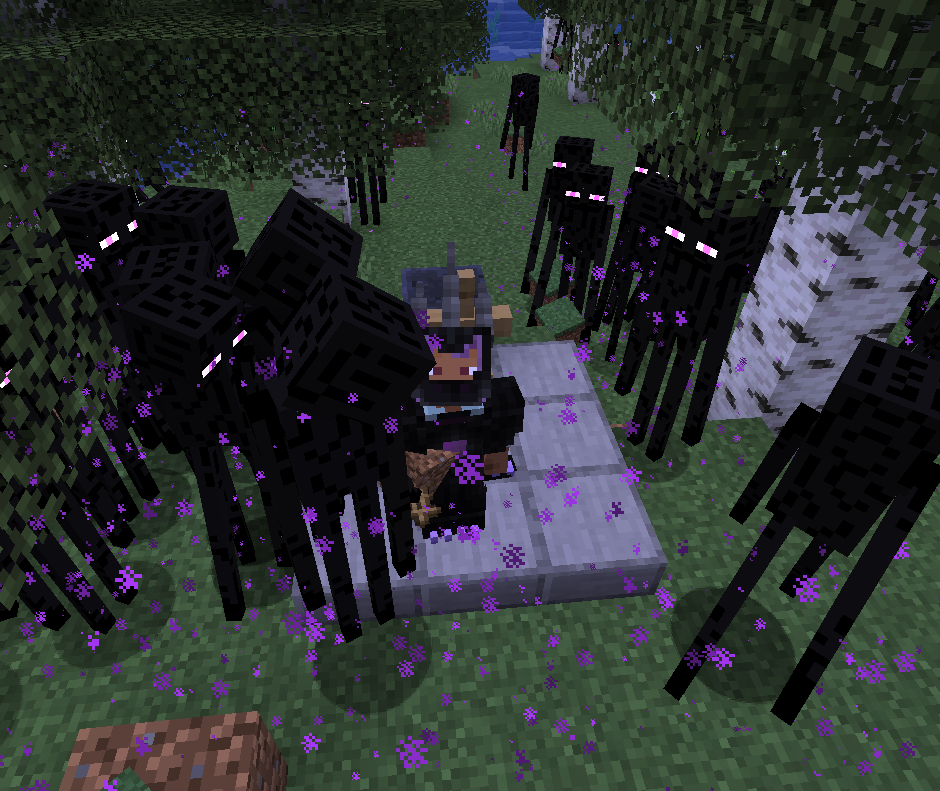 A Bunch of Endermen!