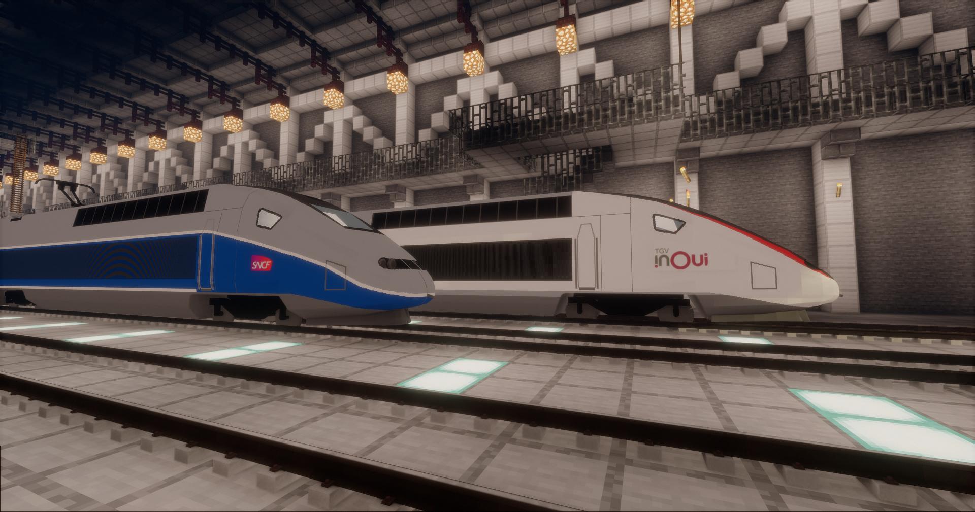 TGV Duplex Atlantique and InOui liveries