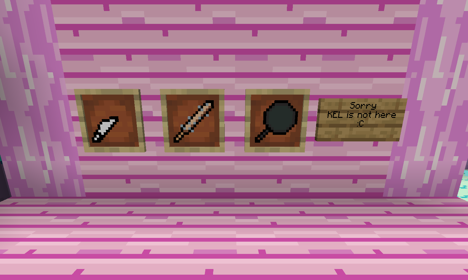 Weapons (Shiny Knife, Nail Bat And Frying Pan)