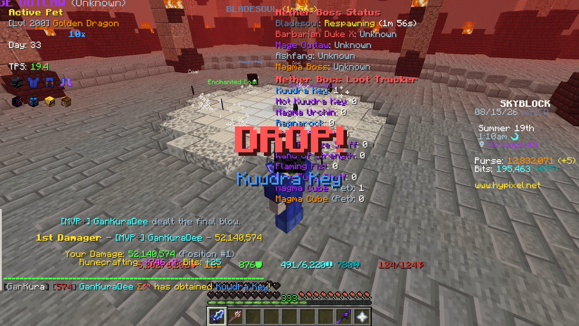 Rare Drop Notification