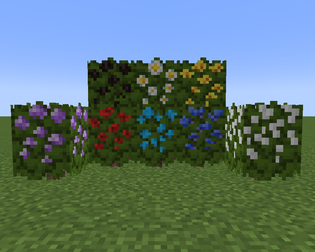 In-game Screenshot of Flowering Hedges