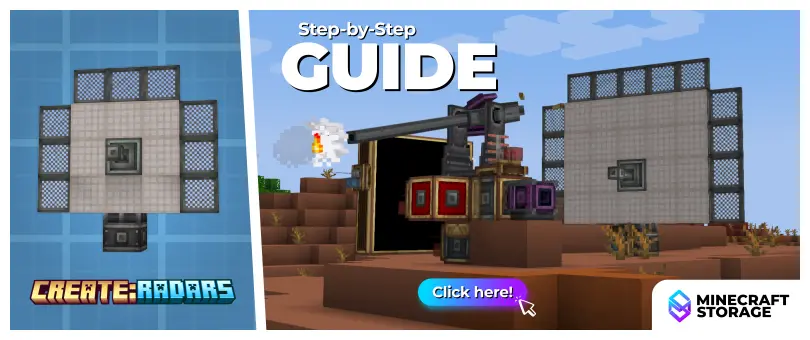 mc storage guide for create radars