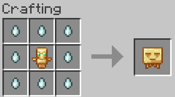 Ghastly totem of undying crafting recipe, 8 ghast tears around a totem