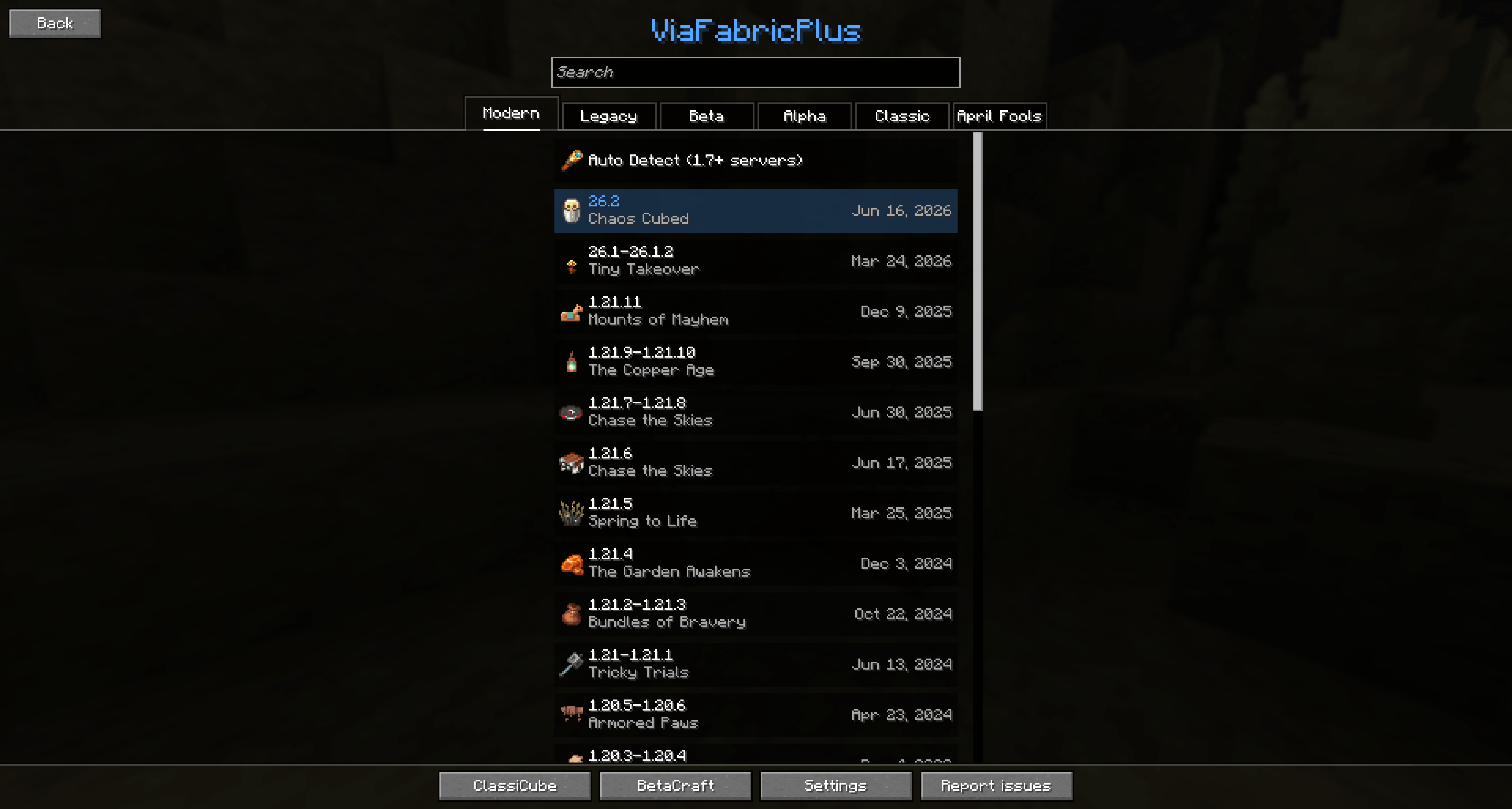ViaFabricPlus UI