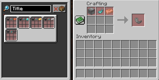 crafting recipe