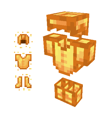a set of glow armor