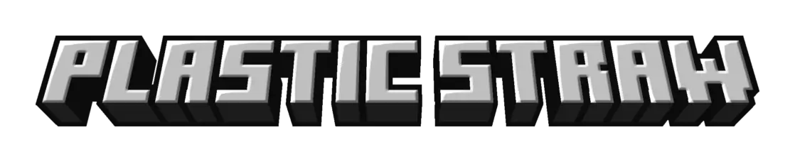 plastic straw banner