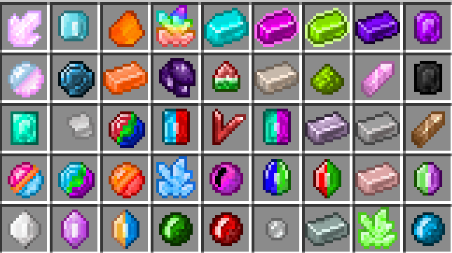 Some Ores In The Mod