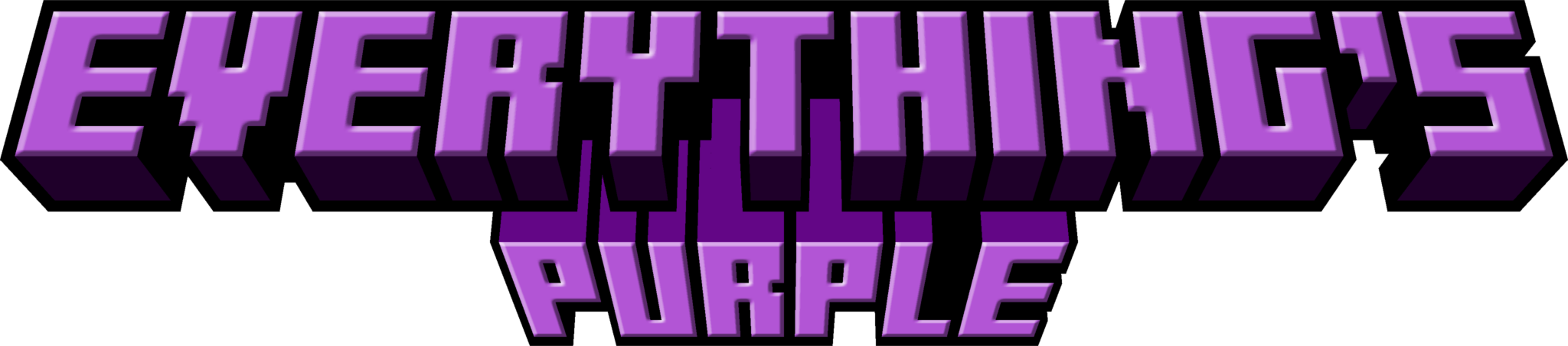 banner, everything's purple