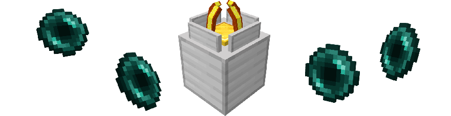 Ender pearl activator with ender pearls around