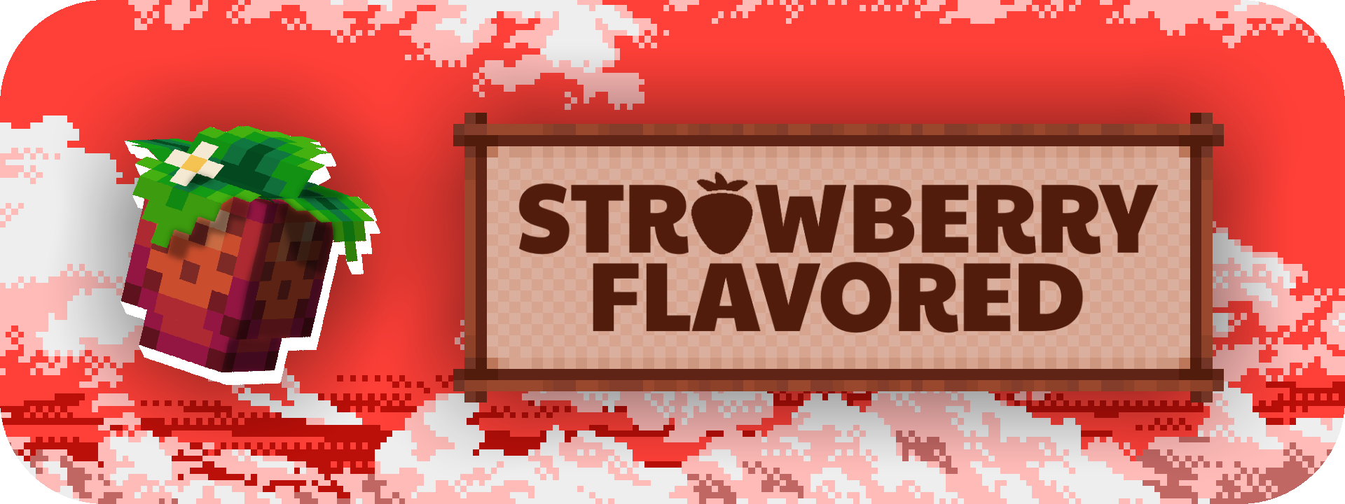 Strawberry Flavored Banner