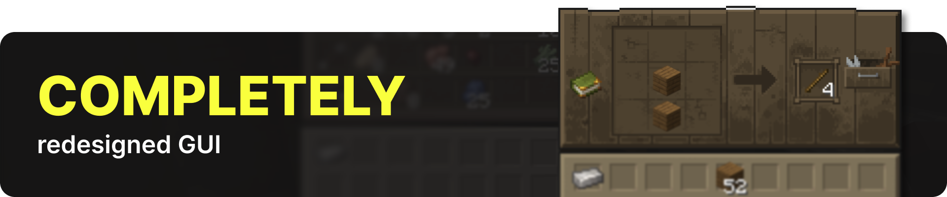 completely redesigned GUI