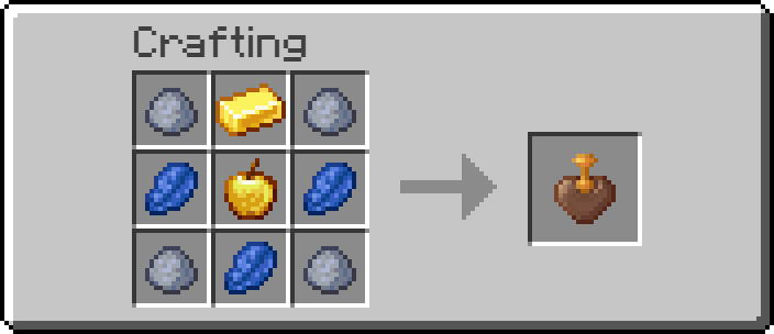 Crafting recipe for the Clay Doll of Vitality item.